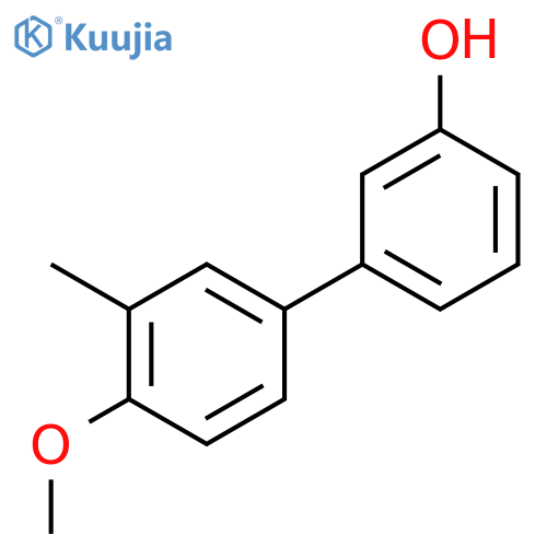 3-(4-methoxy-3-methylphenyl)phenol structure
