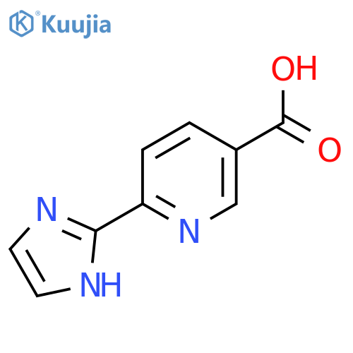 6-(1H-imidazol-2-yl)pyridine-3-carboxylic acid structure