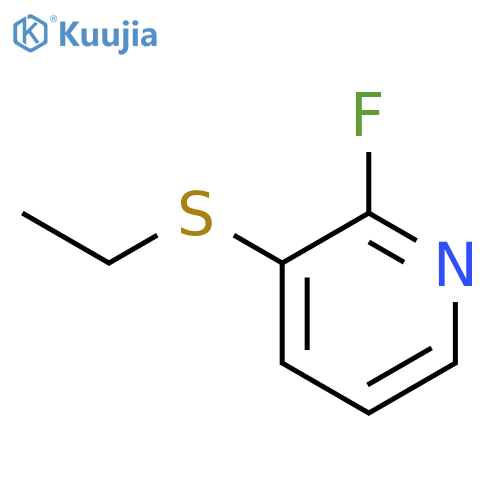 Pyridine,3-(ethylthio)-2-fluoro- structure