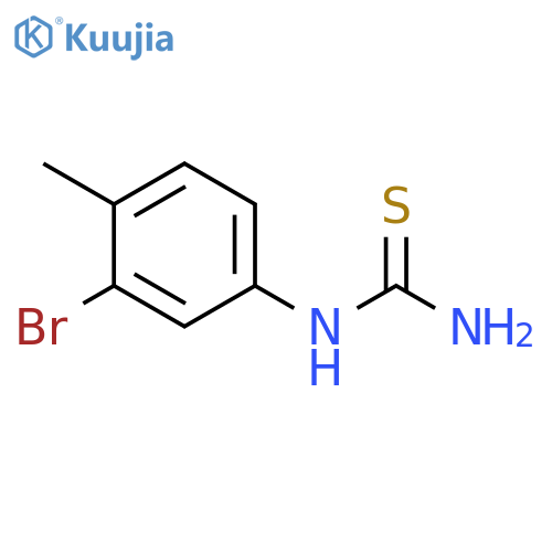N-(3-Bromo-4-methylphenyl)thiourea structure