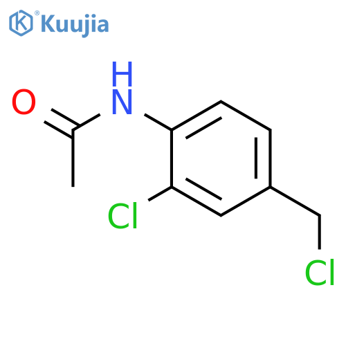 Acetamide, N-[chloro-4-(chloromethyl)phenyl]- structure