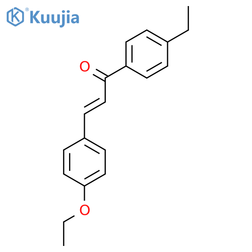 (2E)-3-(4-Ethoxyphenyl)-1-(4-ethylphenyl)prop-2-en-1-one structure