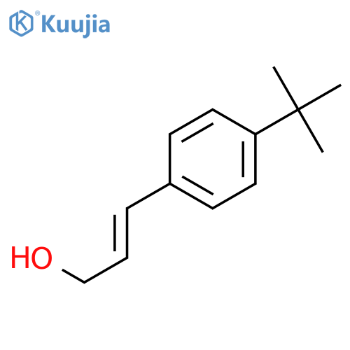 3-(4-tert-butylphenyl)prop-2-en-1-ol structure