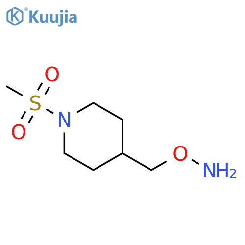 O-[(1-Methylsulfonylpiperidin-4-yl)Methyl]hydroxylaMine structure