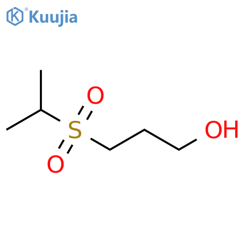 3-(Propane-2-sulfonyl)-propan-1-ol structure