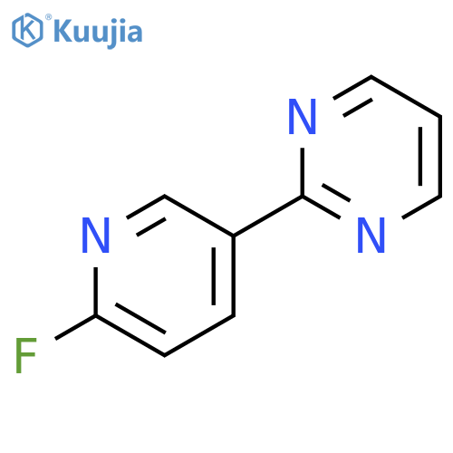 Pyrimidine, 2-(6-fluoro-3-pyridinyl)- structure