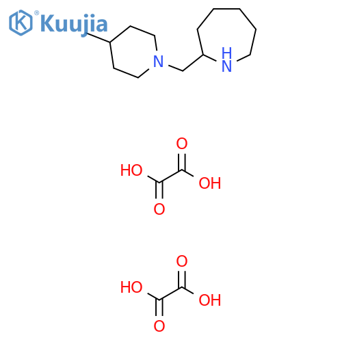 2-(4-Methyl-1-piperidinyl)methylazepane Dioxalate structure