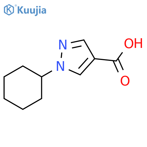 1-cyclohexyl-1H-pyrazole-4-carboxylic acid structure