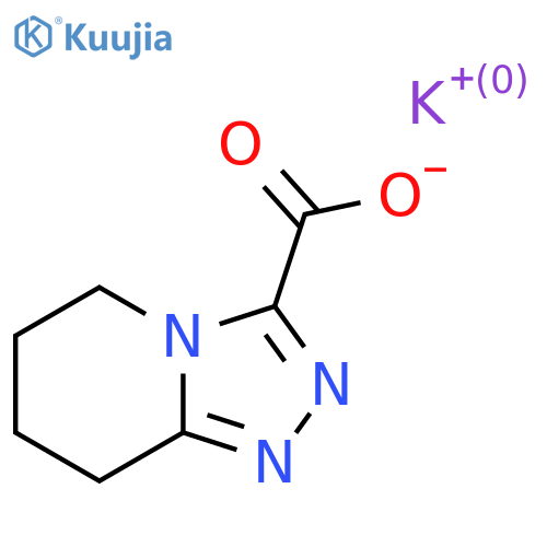 Potassium 5,6,7,8-tetrahydro[1,2,4]triazolo[4,3-a]pyridine-3-carboxylate structure