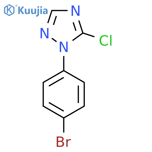 1-(4-Bromophenyl)-5-chloro-1H-1,2,4-triazole structure