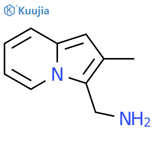 [(2-methylindolizin-3-yl)methyl]amine structure