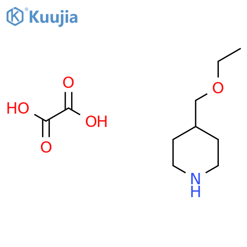 4-(Ethoxymethyl)piperidine oxalate structure