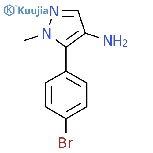 5-(4-Bromophenyl)-1-methyl-1H-pyrazol-4-amine structure