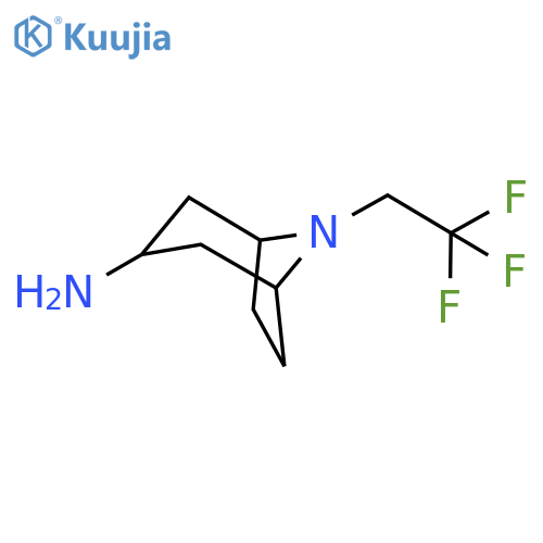 8-(2,2,2-Trifluoroethyl)-8-azabicyclo[3.2.1]octan-3-amine structure