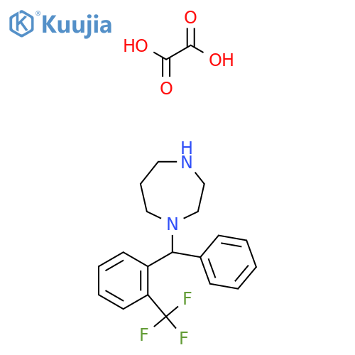 1-{Phenyl2-(trifluoromethyl)phenylmethyl}-1,4-diazepane Oxalate structure
