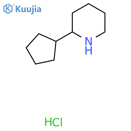 2-Cyclopentylpiperidine hydrochloride structure
