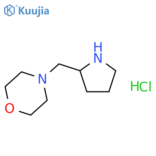 4-(pyrrolidin-2-yl)methylmorpholine hydrochloride structure
