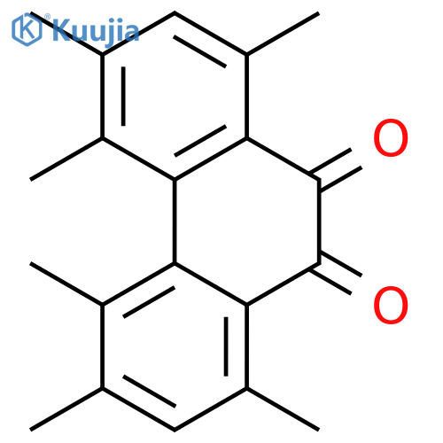9,10-Phenanthrenedione, 1,3,4,5,6,8-hexamethyl- structure