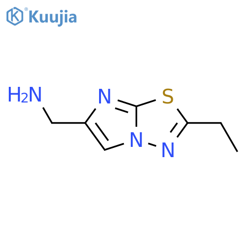 (2-Ethylimidazo2,1-b1,3,4thiadiazol-6-yl)methylamine dihydrochloride structure