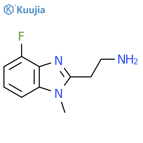2-(4-fluoro-1-methyl-1H-1,3-benzodiazol-2-yl)ethan-1-amine structure