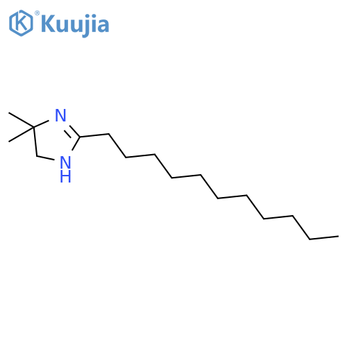 1H-Imidazole, 4,5-dihydro-4,4-dimethyl-2-undecyl- structure