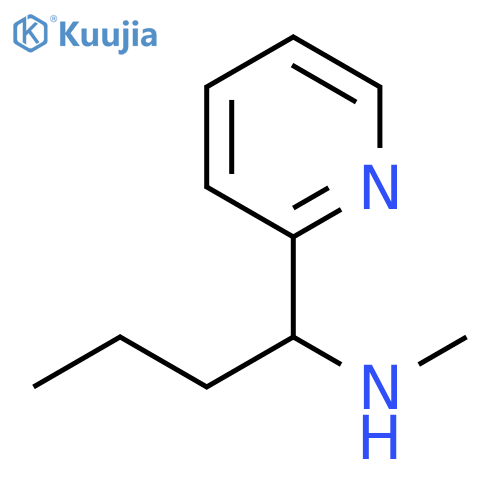 Methyl1-(pyridin-2-yl)butylamine structure