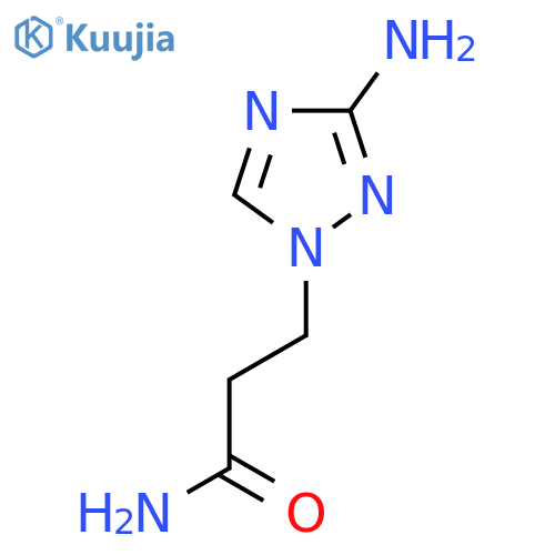 3-(3-Amino-1H-1,2,4-triazol-1-YL)propanamide structure