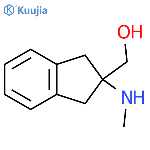 2-(Methylamino)-2,3-dihydro-1H-inden-2-ylmethanol structure