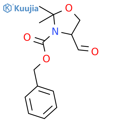 (S)-benzyl4-formyl-2,2-dimethyloxazolidine-3-carboxylate structure