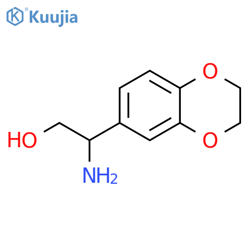 2-(2H,3H-BENZO[3,4-E]1,4-DIOXIN-6-YL)-2-AMINOETHAN-1-OL structure