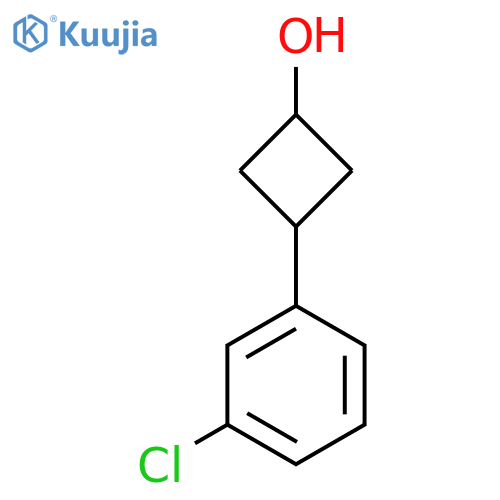 3-(3-chlorophenyl)cyclobutanol structure