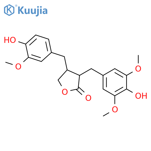 3,3',4,4',5-Pentahydroxy-8,8'-lignan-9,9'-olide; (8S,8'R)-form, 3,3',5-Tri-Me ether structure