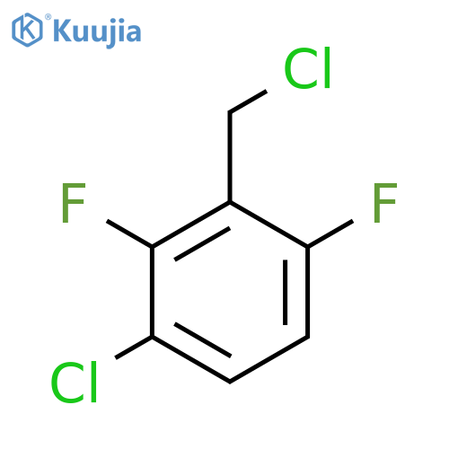 1-chloro-3-(chloromethyl)-2,4-difluorobenzene structure