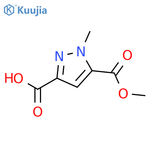 5-(Methoxycarbonyl)-1-Methyl-1H-Pyrazole-3-Carboxylic Acid structure