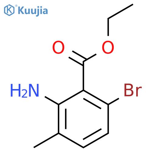 Ethyl 2-amino-6-bromo-3-methylbenzoate structure