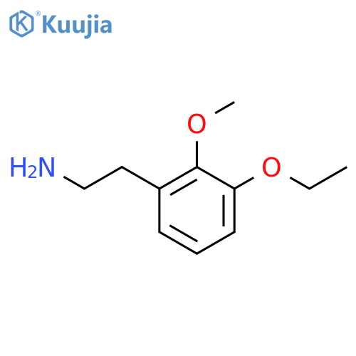 2-(3-ethoxy-2-methoxyphenyl)ethan-1-amine structure