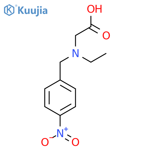 [Ethyl-(4-nitro-benzyl)-amino]-acetic acid structure