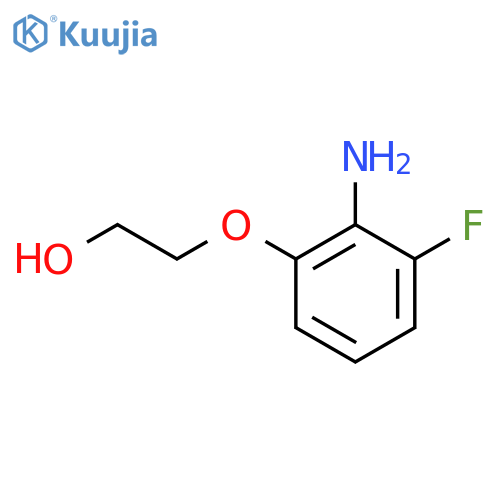 2-(2-Amino-3-fluorophenoxy)ethan-1-ol structure