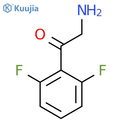 2-amino-1-(2,6-difluorophenyl)ethan-1-one structure