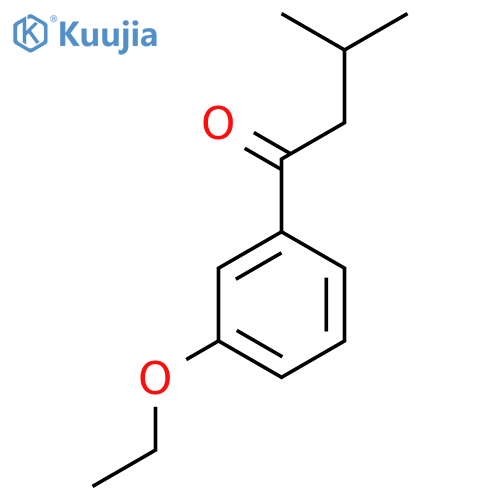 3'-ETHOXY-3-METHYLBUTYROPHENONE structure