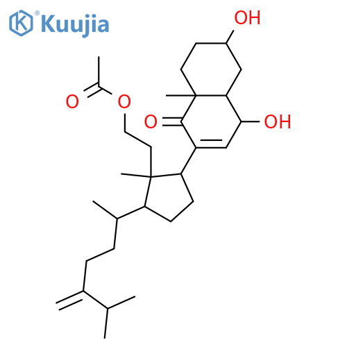 3,6,11-Trihydroxy-9,11-secoergosta-7,24(28)-dien-9-one; (3β,5α,6α)-form, 11-Ac structure