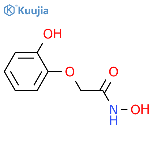 Acetamide, N-hydroxy-2-(2-hydroxyphenoxy)- structure