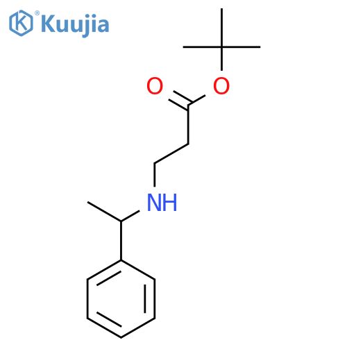 Tert-Butyl 3-[(1-phenylethyl)amino]propanoate structure