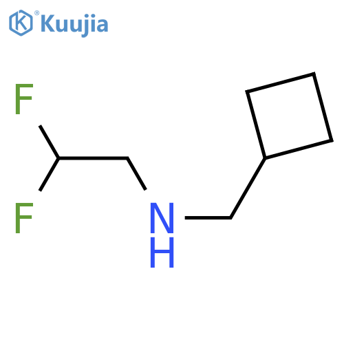 (cyclobutylmethyl)(2,2-difluoroethyl)amine structure