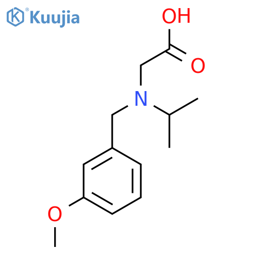 [Isopropyl-(3-methoxy-benzyl)-amino]-acetic acid structure