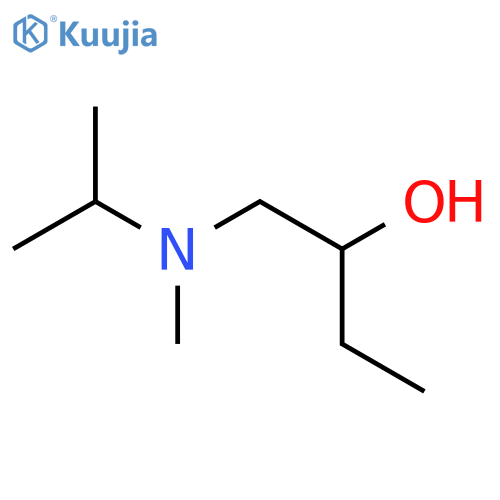 1-[Methyl(propan-2-yl)amino]butan-2-ol structure
