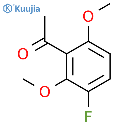 1-(3-fluoro-2,6-dimethoxyphenyl)ethan-1-one structure