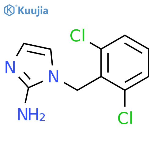 1-(2,6-dichlorophenyl)methyl-1H-imidazol-2-amine structure