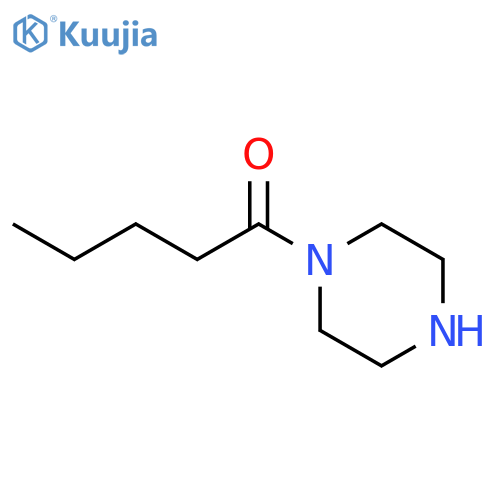 1-(piperazin-1-yl)pentan-1-one structure