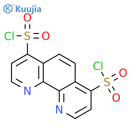 1,10-Phenanthroline-4,7-disulfonyl dichloride structure